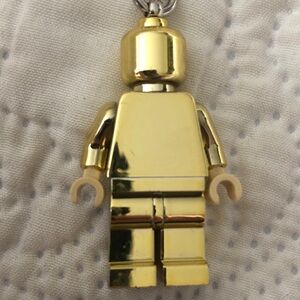 LEGO Gold Keychain Minifigure